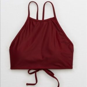 (New) Aerie high neck bikini top